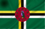 Vlag Dominica - 100x150cm Spun-Poly